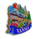 Refrigerator Magnet for Vannes France  1329