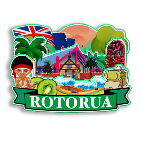 Refrigerator Magnet for Potorua New Zealand  2741