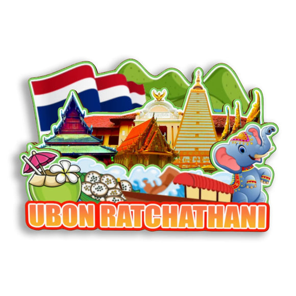 Refrigerator Magnet for Ubon Ratchatahani Thailand  2814