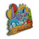Refrigerator Magnet for Valencia Spain  1578