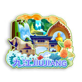 Refrigerator Magnet for Jiujiang, Jiangxi China  787
