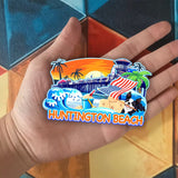 Refrigerator Magnet for Huntington Beach California USA  262