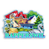 Refrigerator Magnet for Rapperswil Switzerland  2055