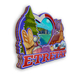 Refrigerator Magnet for Etretat France  2569