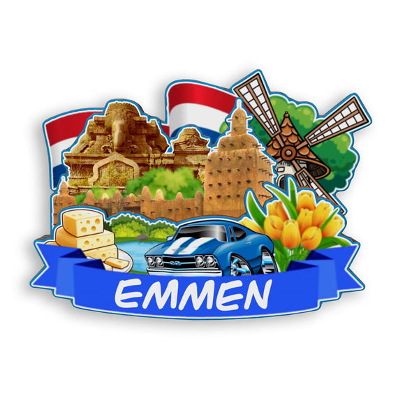 Refrigerator Magnet for Emmen Netherlands  2002