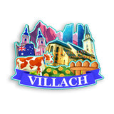 Kühlschrankmagnet für Villach Österreich 1599