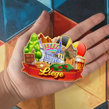 Kühlschrankmagnet für Lüttich, Belgien 2020