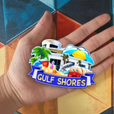 Kühlschrankmagnet für Gulf Shores Alabama USA 354