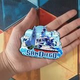Refrigerator Magnet for San Diego California USA  228
