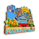 Refrigerator Magnet for Minneapolis Minnesota USA  1001