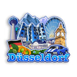 Refrigerator Magnet for D¨¹sseldorf Germany  1175