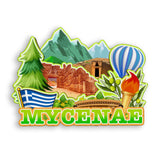 Refrigerator Magnet for Mycenae Greece  1752
