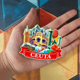Refrigerator Magnet for Ceuta Spain  1537