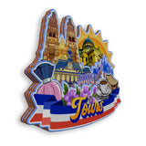 Refrigerator Magnet for Tours France  1337