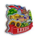 Refrigerator Magnet for Leeds UK  1456