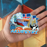 Refrigerator Magnet for Akureyri Iceland  2249
