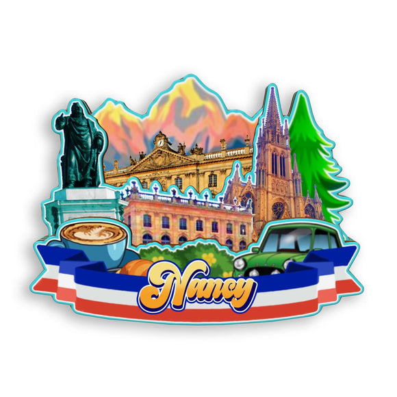 Refrigerator Magnet for Nancy France  1359