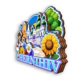 Refrigerator Magnet for Chernihiv Ukraine  2396