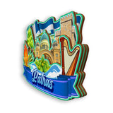 Refrigerator Magnet for Patras Greece  1738