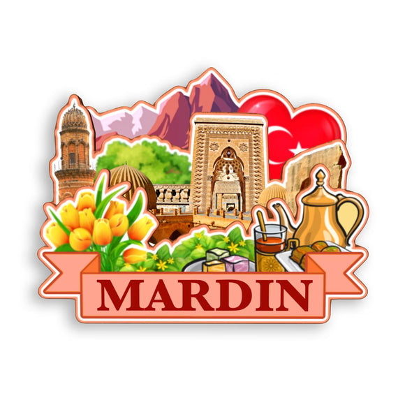 Refrigerator Magnet for Mardin Turkey  1680