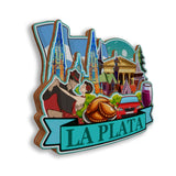 Refrigerator Magnet for La Plata Argentina  2837