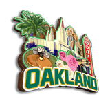 Kühlschrankmagnet für Oakland, Kalifornien, USA 239
