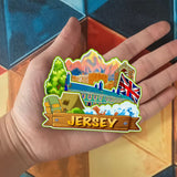 Kühlschrankmagnet für Jersey UK 1467