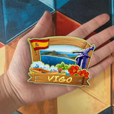 Kühlschrankmagnet für Vigo, Spanien 1554