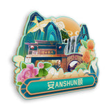 Refrigerator Magnet for Anshun, Guizhou, China  661