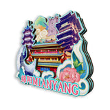 Refrigerator Magnet for Mianyang, Sichuan, China  568