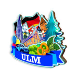 Refrigerator Magnet for Ulm Germany  1245