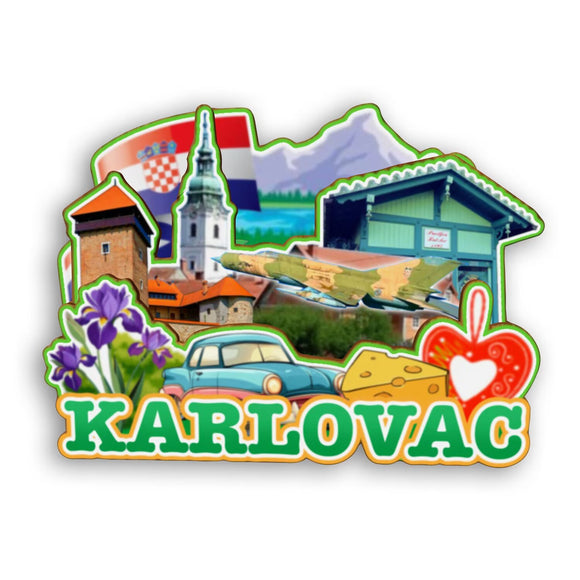 Refrigerator Magnet for Karlovac Croatia  2240