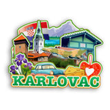 Refrigerator Magnet for Karlovac Croatia  2240