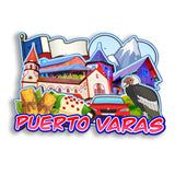 Refrigerator Magnet for Puerto Varas Chile  2858