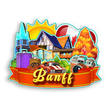 Refrigerator Magnet for Banff Canada  1866