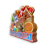 Refrigerator Magnet for Bornholm Denmark  2078