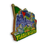 Kühlschrankmagnet für Viana do Castelo Portugal 1956