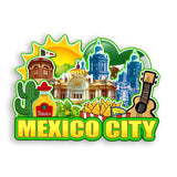 Refrigerator Magnet for Mexico City Mexico  1799
