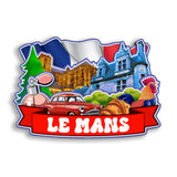 Refrigerator Magnet for Le Mans France  2589