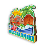 Refrigerator Magnet for Thessaloniki Greece  1718