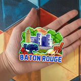 Kühlschrankmagnet für Baton Rouge Louisiana USA 962