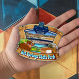 Магнит на холодильник для государственного парка Хот-Спрингс, Вайоминг, США, 922