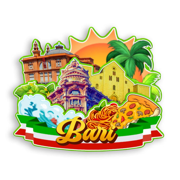 Refrigerator Magnet for Bari Italy  1288