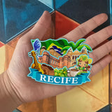 Магнит на холодильник Ресифи, Бразилия, 1903 г.