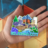 Refrigerator Magnet for Oklahoma City Oklahoma USA  1102
