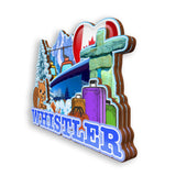 Refrigerator Magnet for Whistler Canada  1880
