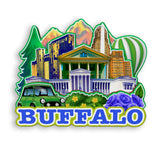 Refrigerator Magnet for Buffalo New York USA  1074