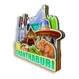Refrigerator Magnet for Chanthaburi Thailand  2812