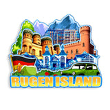 Refrigerator Magnet for Ruben Island Germany  1240