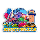 Refrigerator Magnet for Sioux Falls South Dakota USA  1137